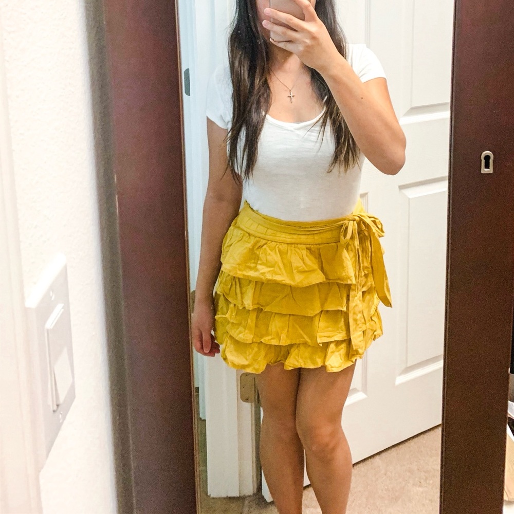 Forever 21 ruffle tiered skirt